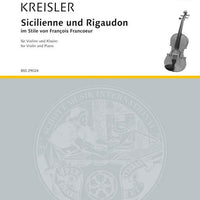 Sicilienne and Rigaudon