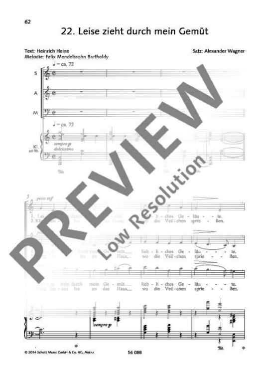 Leise zieht durch mein Gemüt