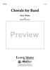 Chorale For Band - Full Score