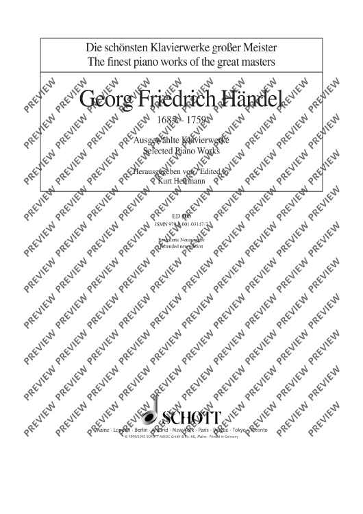 Selected Piano works