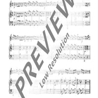 Leichte Spielmusik des Rokoko