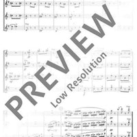 Petit quatuor - Score