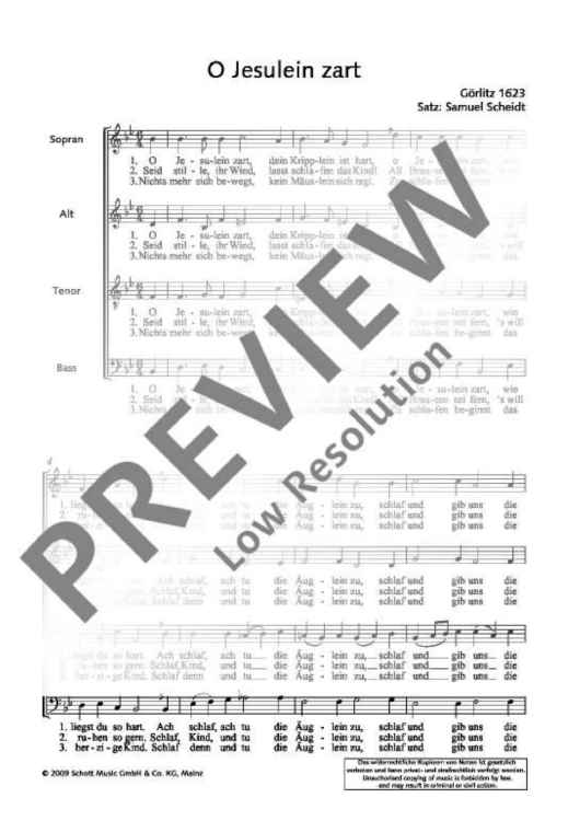 O Jesulein zart