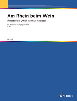 Ein rheinisches Mädchen beim rheinischen Wein
