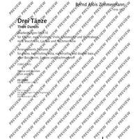 Three Dances - Score and Parts
