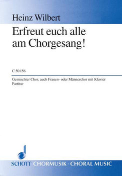 Erfreut euch alle am Chorgesang! - Score