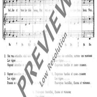 Old French Christmas Songs - Performing Score