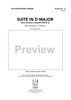 Suite in D Major from Sonata a Quattro (WoO 4) - Score