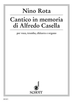 Cantico in memoria di Alfredo Casella - Performing Score