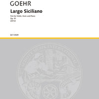 Largo Siciliano - Score and Parts