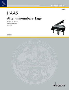 Alte, unnennbare Tage