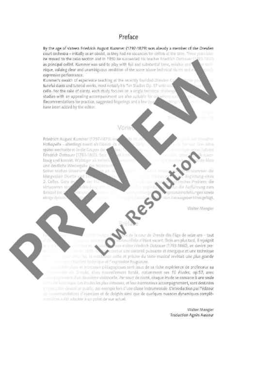 10 Etudes mélodiques