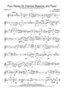 Four Pieces - Bb Clarinet