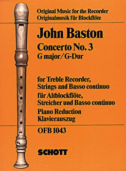 Concerto No. 3 in G major - Piano Score With Solo Part