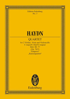 String Quartet C major, Emperor in C major - Full Score