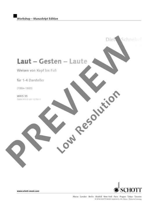 Laut - Gesten - Laute