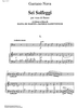 6 Solfeggi (6 solfeggios) - Score