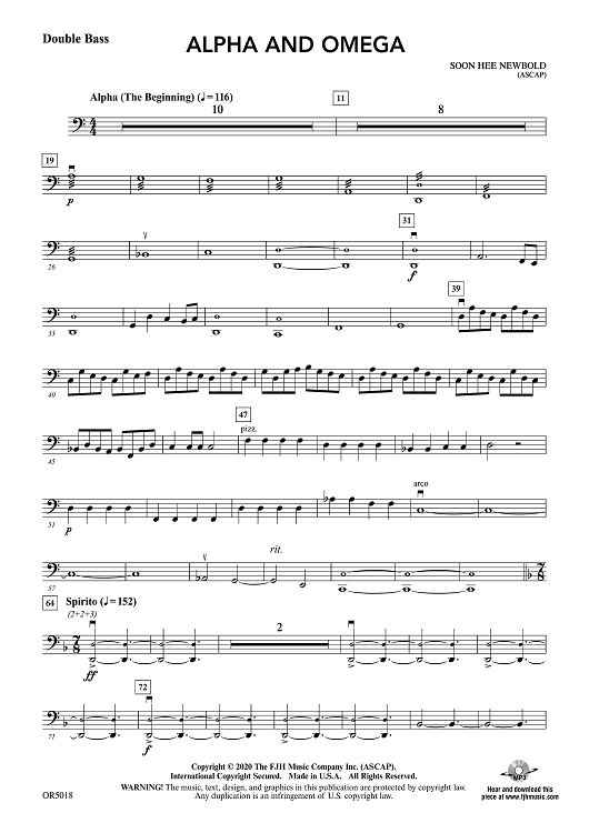 Alpha and Omega - Double Bass