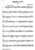 Quintet in F - Oboe