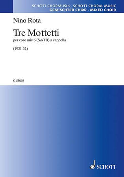 Three Motets - Choral Score