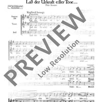 Wandspruch-Kantate - Choral Score