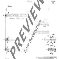 Three Poems for Ann Day - Score and Parts