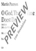 O God That No Time Doest Despise - Choral Score