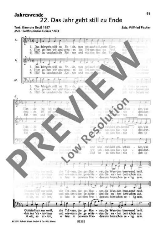 Das Jahr geht still zu Ende