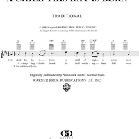 A Child This Day Is Born