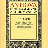 Concerto grosso B flat major - Score