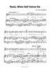 Music, When Soft Voices Die, Op. 25, No. 5