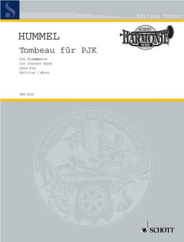 Tombeau für PJK - Score
