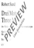 Three Motets - Choral Score