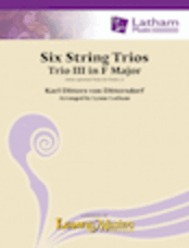 Six String Trios: Trio III in F Major