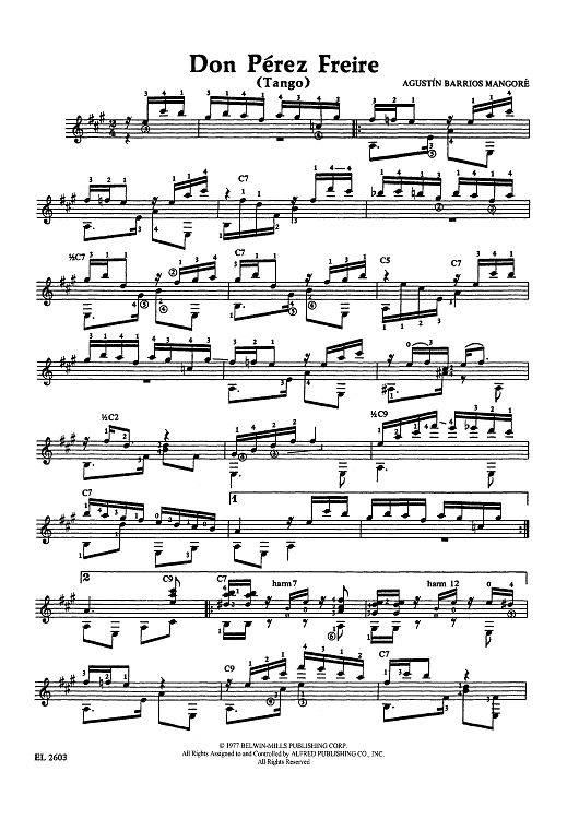 Don Pérez Freire (Tango)