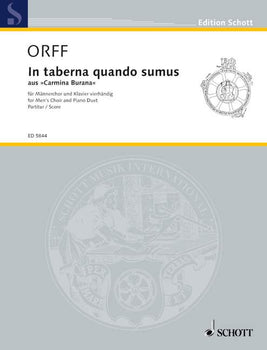 In taberna quando sumus - Score
