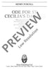 Ode for St. Cecilia's Day 1683 - Full Score