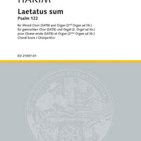 Laetatus sum - Choral Score