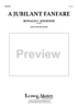 A Jubilant Fanfare - Full Score