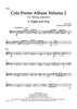 Cole Porter Album: Volume 2 - Viola