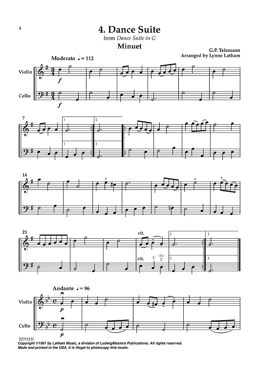 Dance Suite from Dance Suite in G