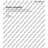 Molto tranquillo - Score and Parts