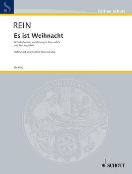 Es ist Weihnacht - Score