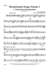 Mendelssohn Songs: Volume 1 for Cello Quartet - Cello 4