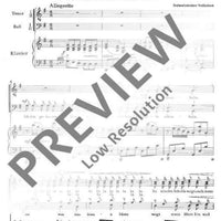 Seht, wie die Sonne lacht - Score