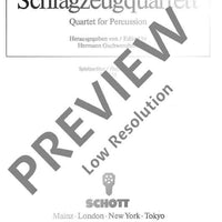 Percussion Quartet - Performing Score