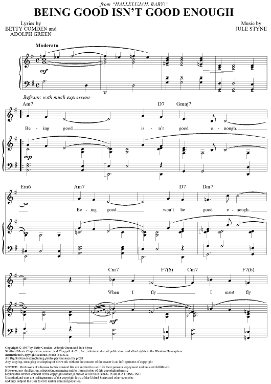 Being Good Isn't Good Enough