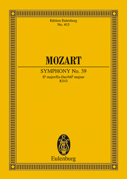 Symphony No. 39 Eb major - Full Score
