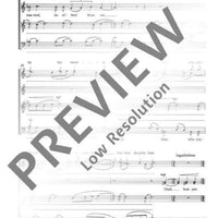 Three Shakespeare Songs - Choral Score