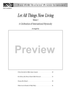 Let All Things Now Living, Volume 1